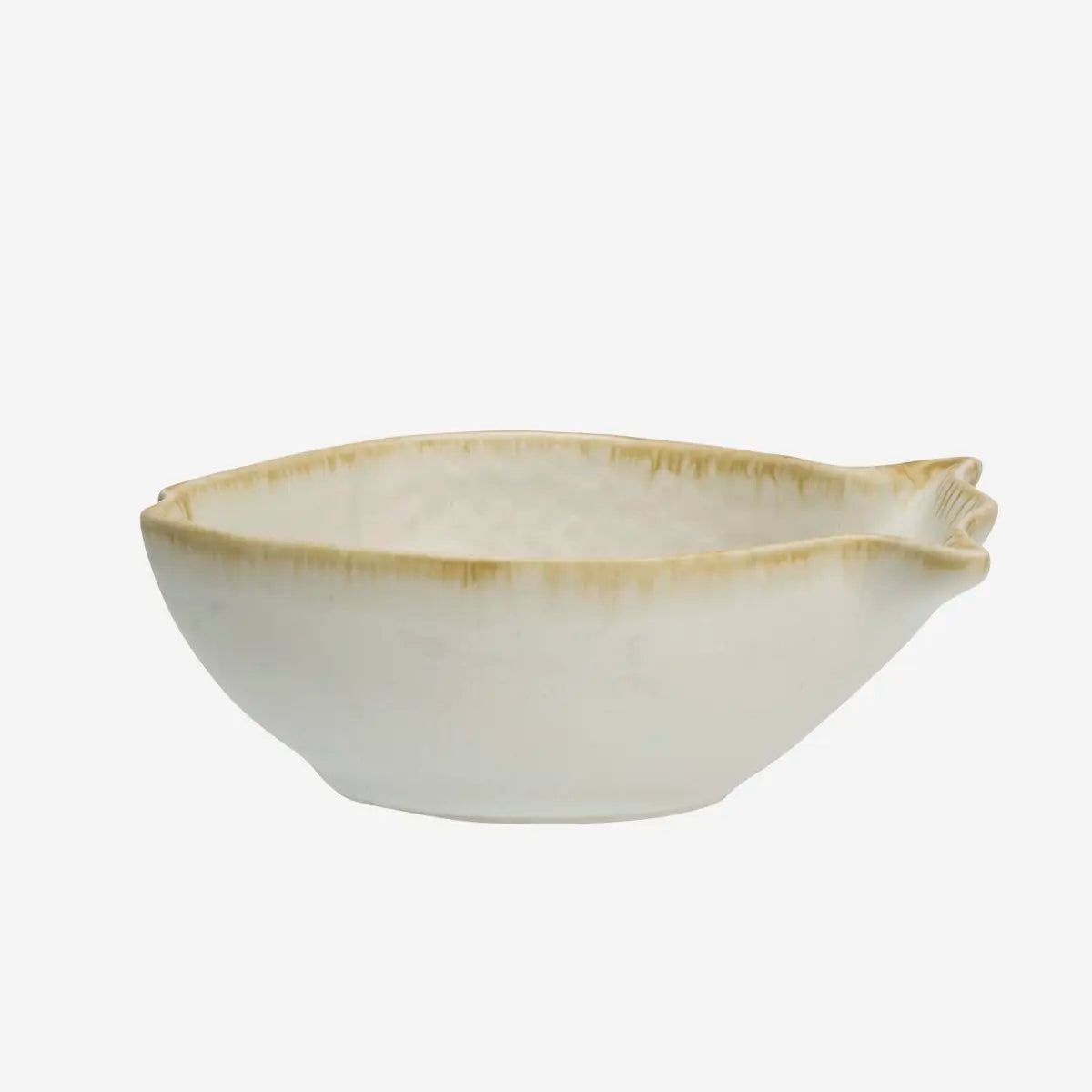 Madam Stoltz kulho kala luonnonvalkoinen 14 cm