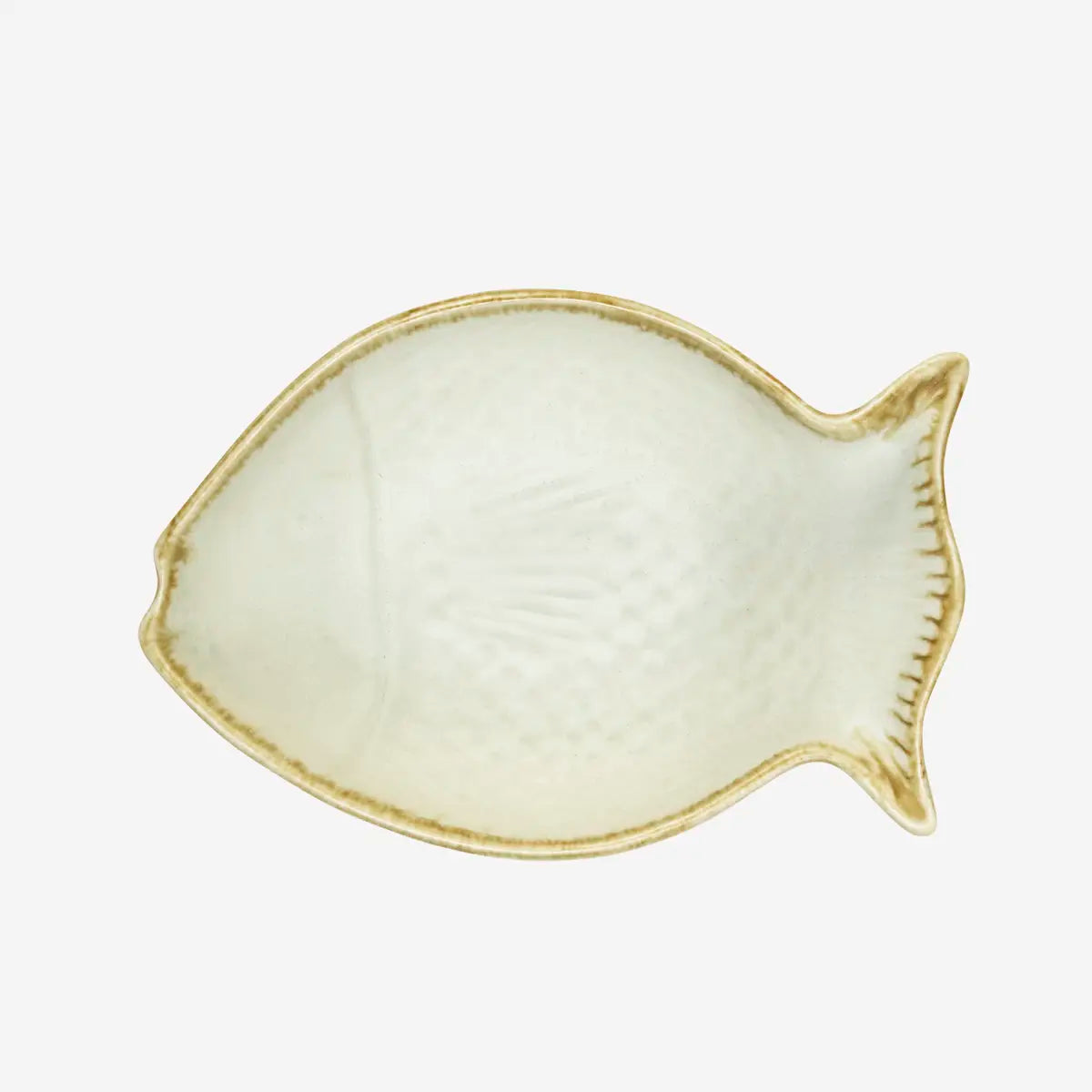 Madam Stoltz kulho kala luonnonvalkoinen 14 cm