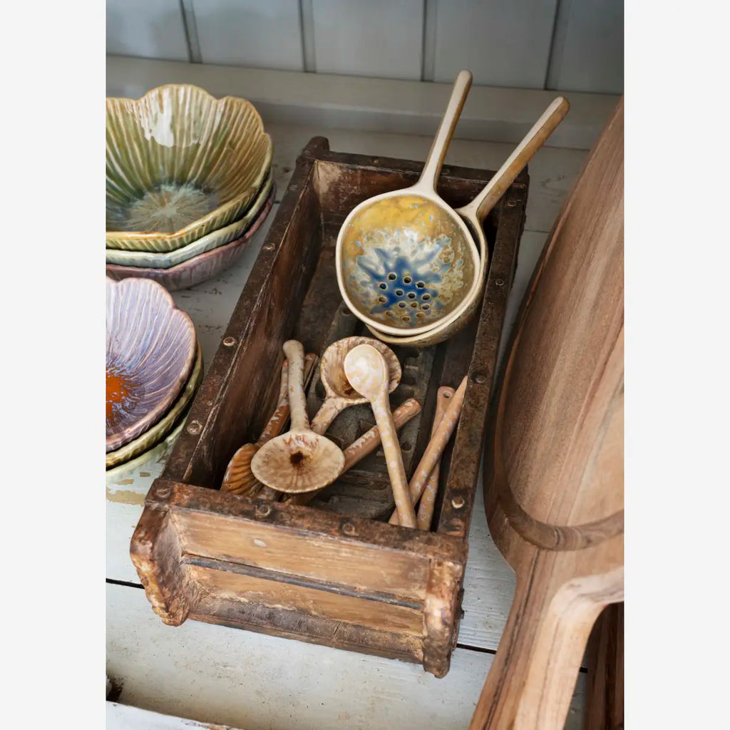 Madam Stoltz tarjoilulusikka ruskea 16cm