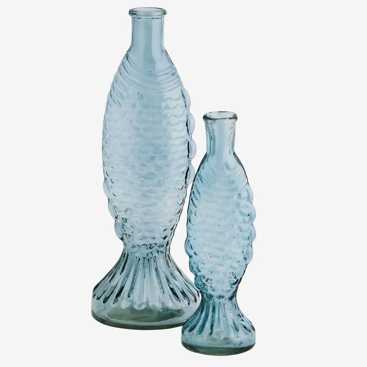 Madam Stoltz kala maljakko sininen 30 cm