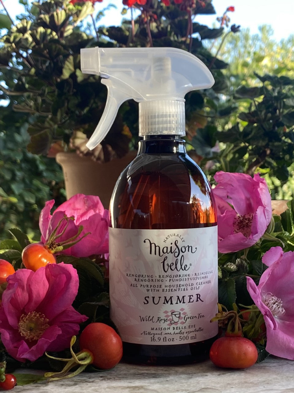 Maison Belle yleispuhdistussuihke villi ruusu & vihreä tee 500ml