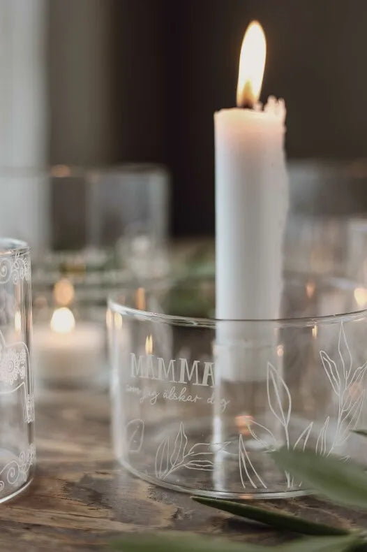 Majas Cottage lyhty - Mamma som jag älskar dig