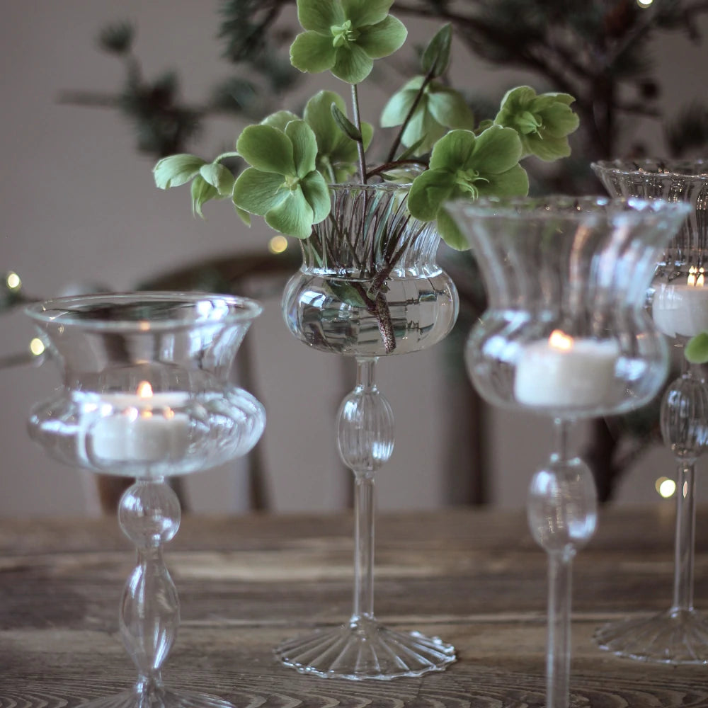 Majas Cottage Rocaille tuikkulyhty / maljakko