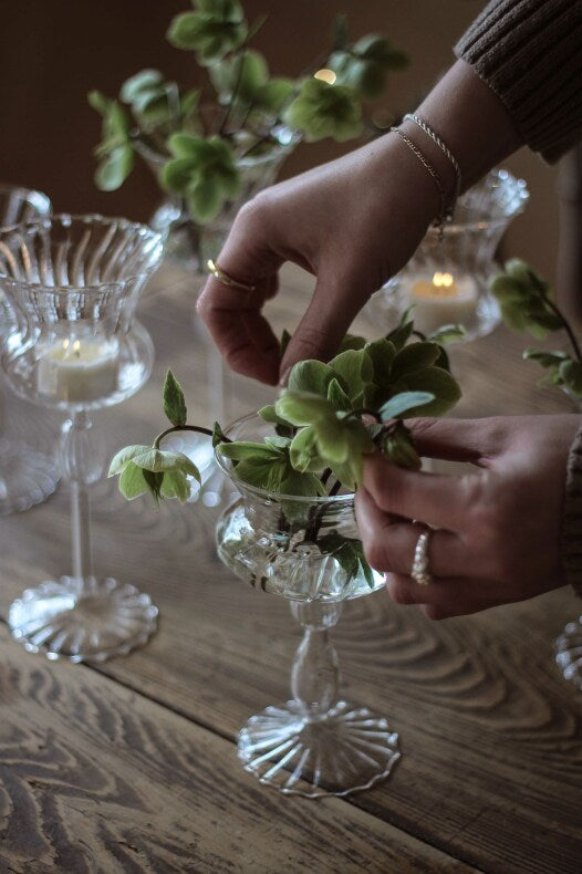 Majas Cottage Rocaille tuikkulyhty / maljakko