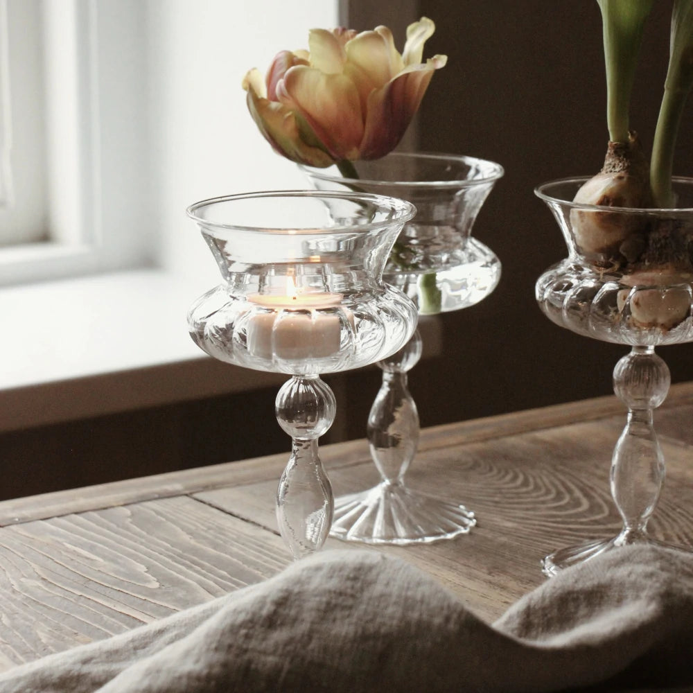 Majas Cottage Rocaille tuikkulyhty / maljakko