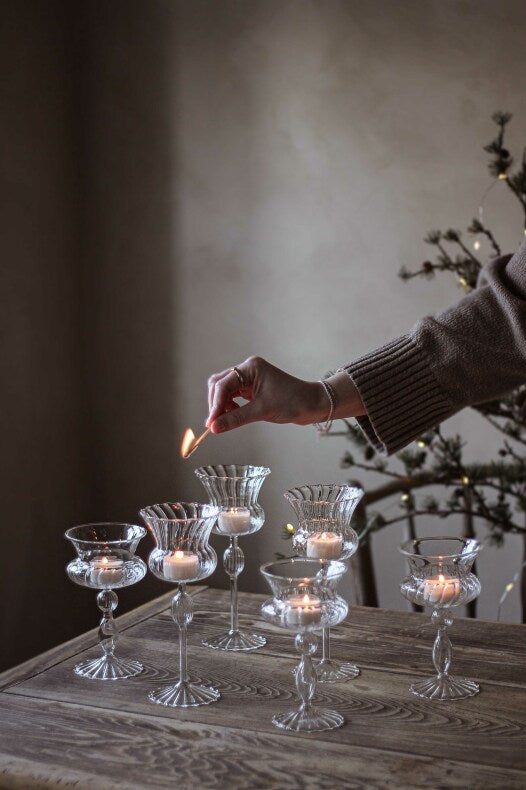 Majas Cottage Rocaille tuikkulyhty / maljakko