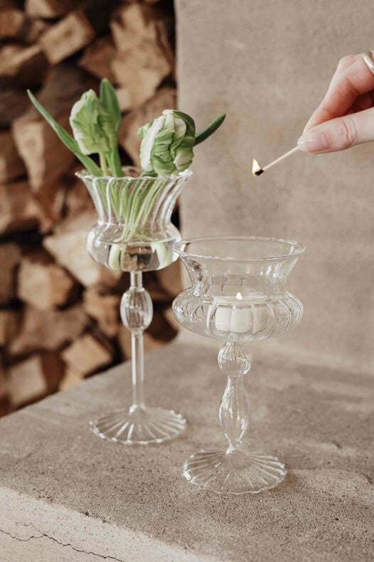 Majas Cottage Rocaille tuikkulyhty / maljakko