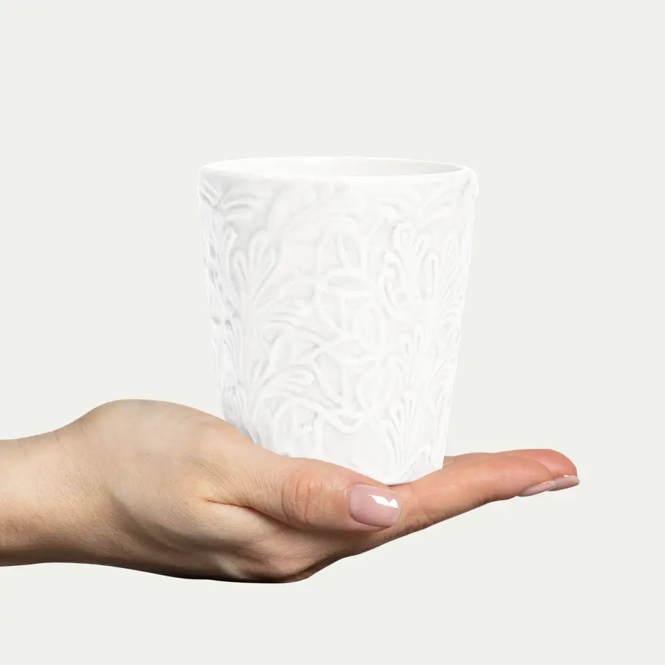 Mateus Lace valkoinen muki 3 dl