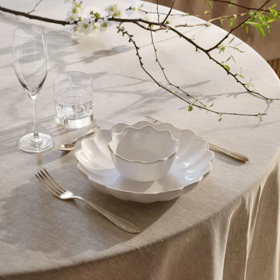 Mateus Oyster valkoinen kulho 13 cm / 3dl