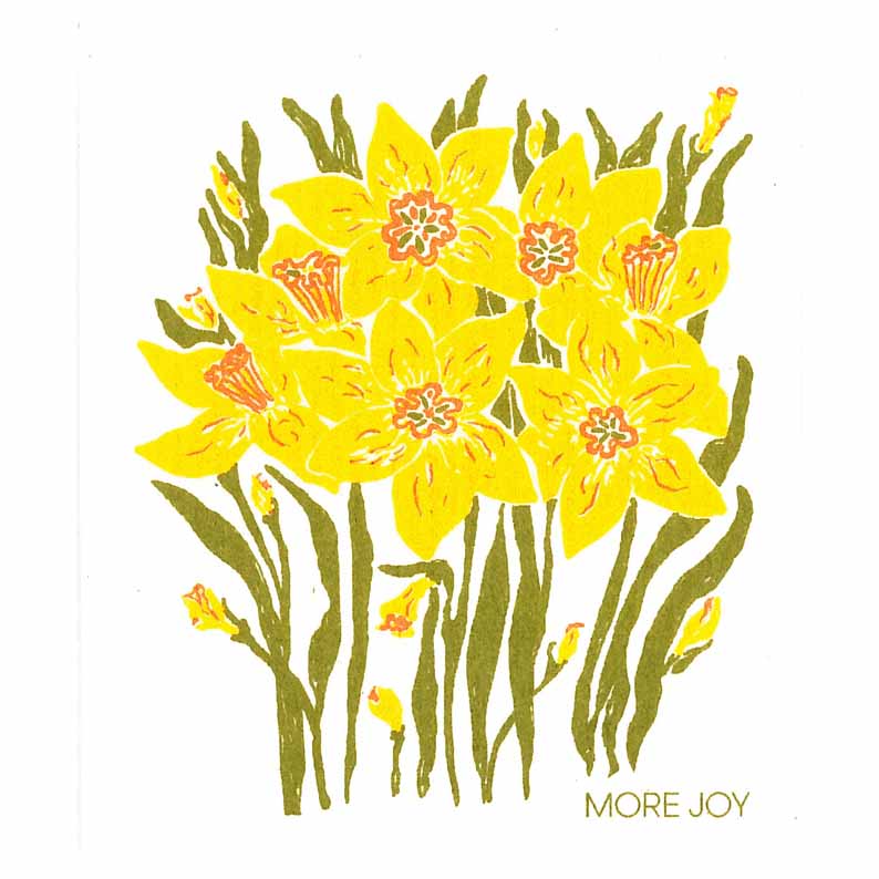 More Joy tiskirätti narsissit