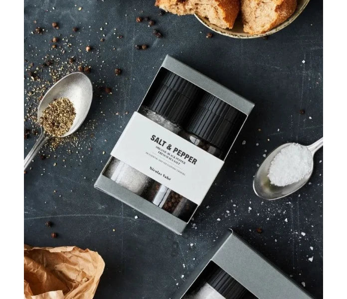 Nicolas Vahé lahjapakkaus suola ja mustapippuri