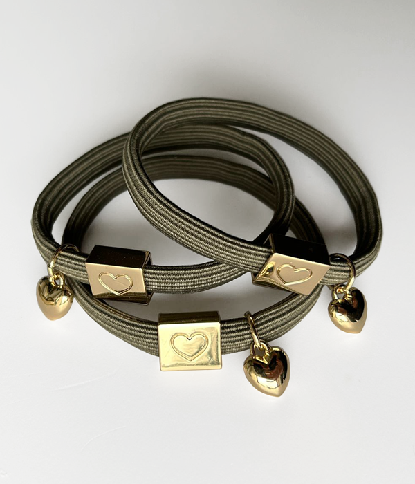 NOORDliving rannekoru / hiuslenkki oliivinvihreä