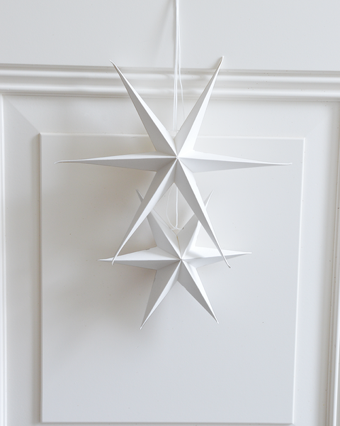 NOORDliving paperitähti valkoinen 20 cm