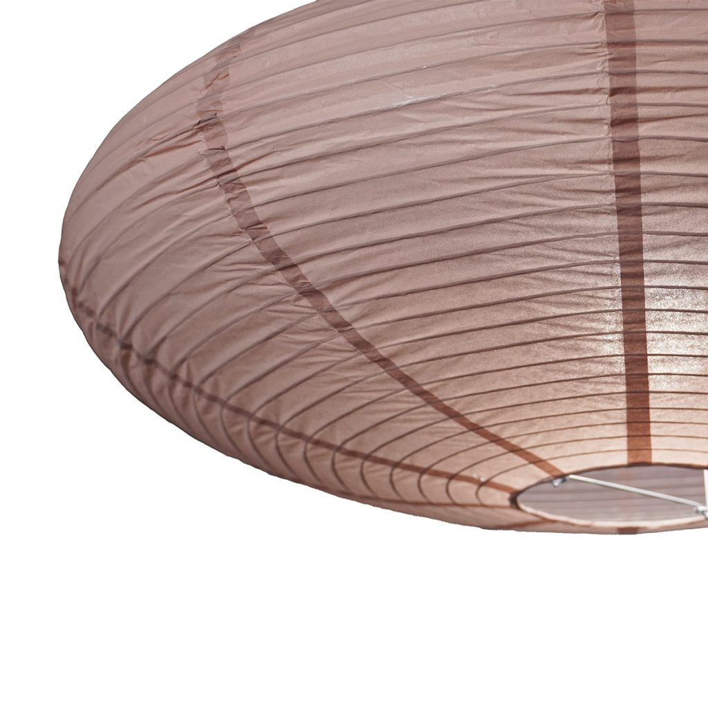Nordlux Villo riisipaperivarjostin roosa 60 cm