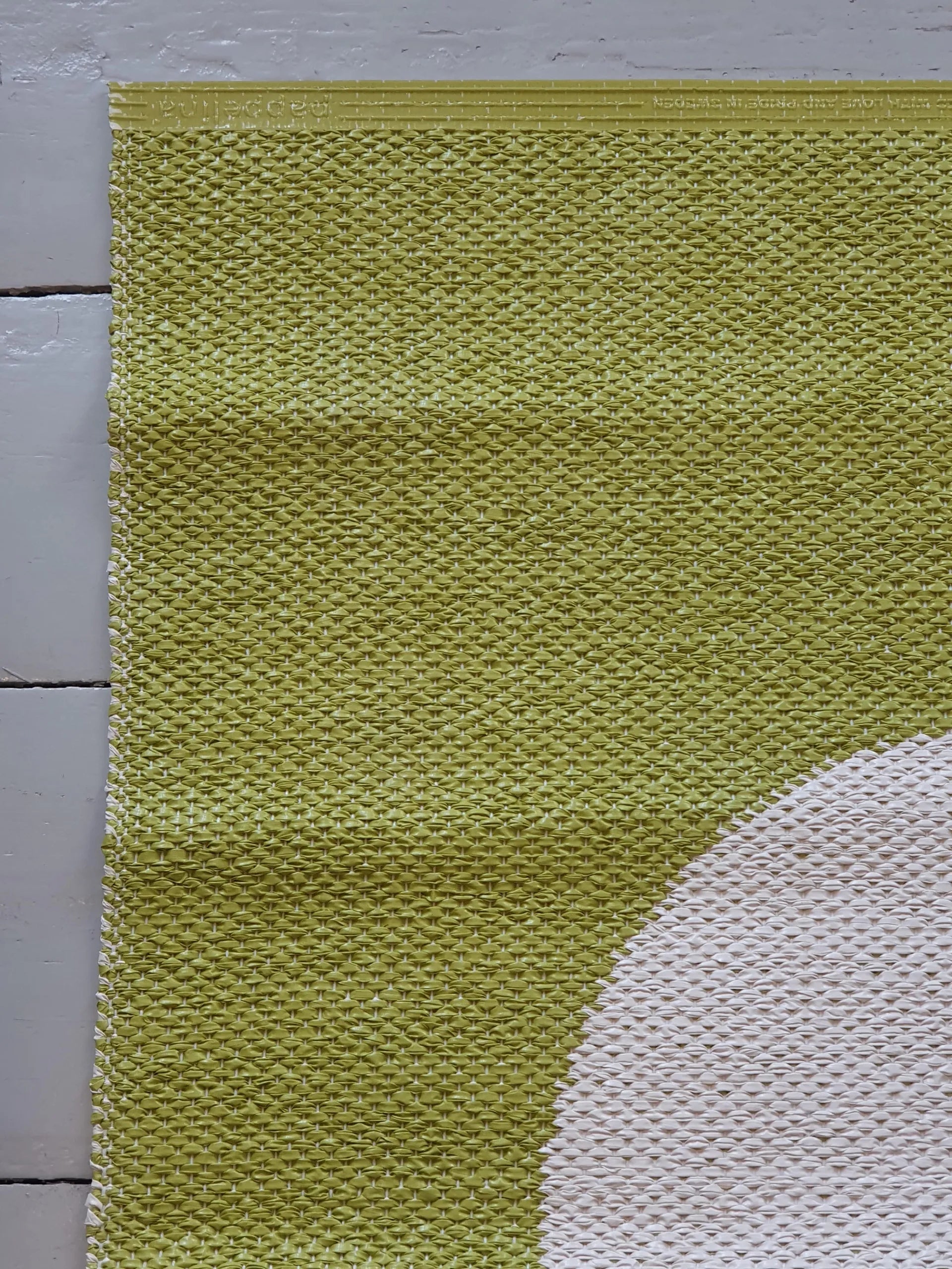 Pappelina Odd & Rare Vera lime / vanilla 70 x 90 cm