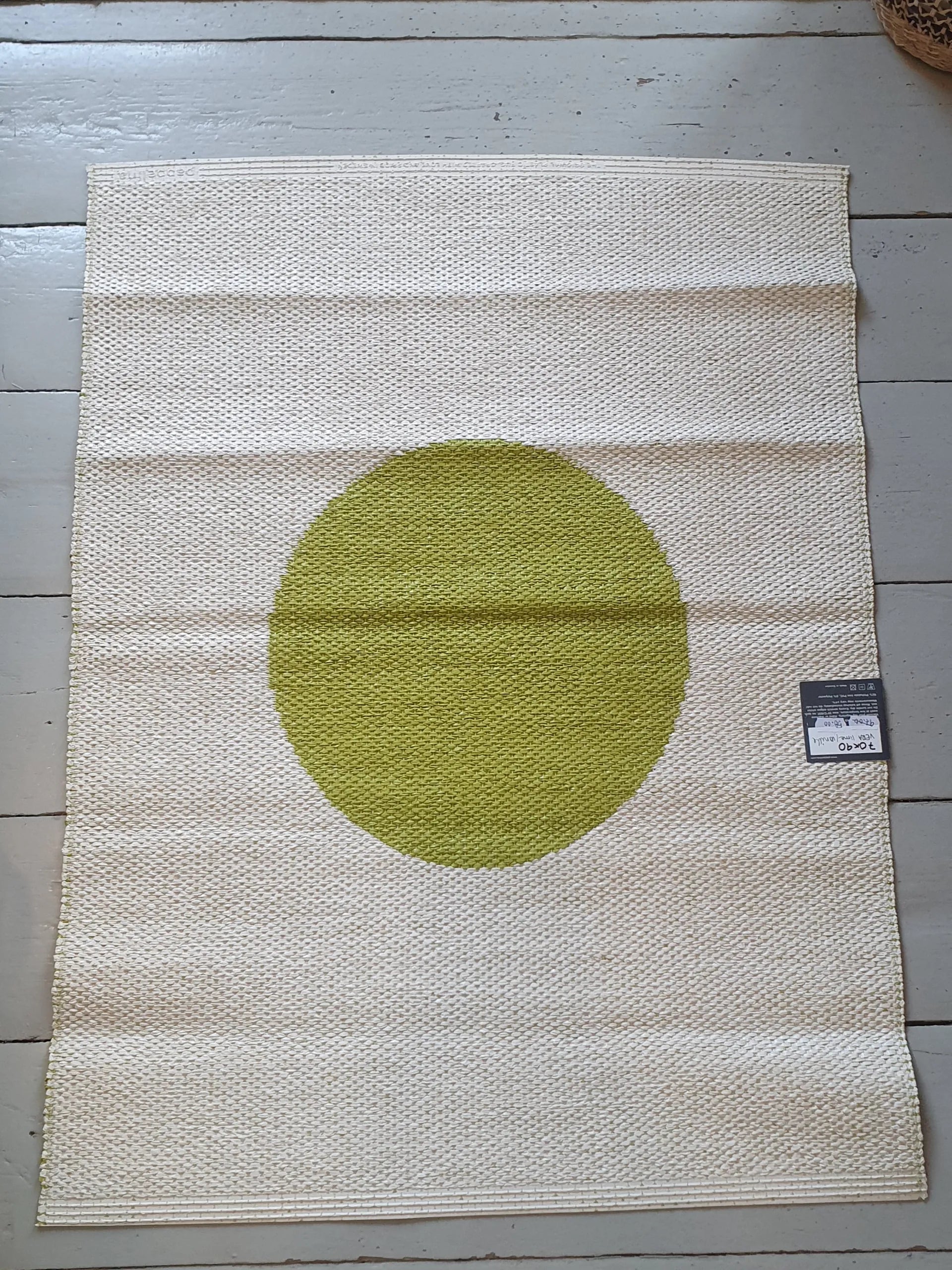 Pappelina Odd & Rare Vera lime / vanilla 70 x 90 cm