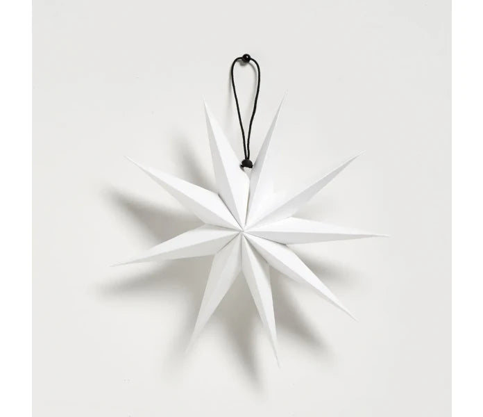 Piironki paperitähti valkoinen 30cm