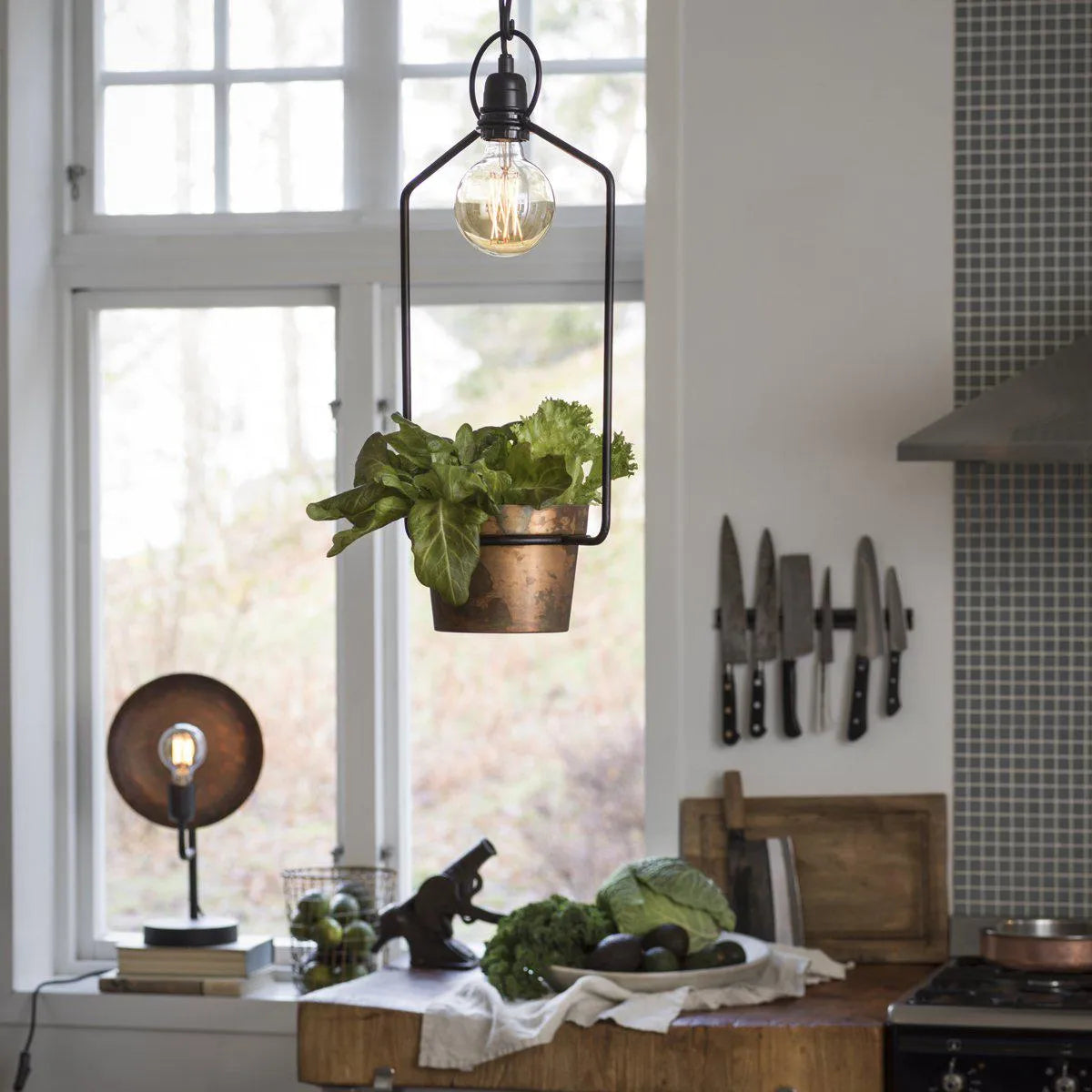 PR Home Uptown ikkunavalaisin ruukulla 57 cm