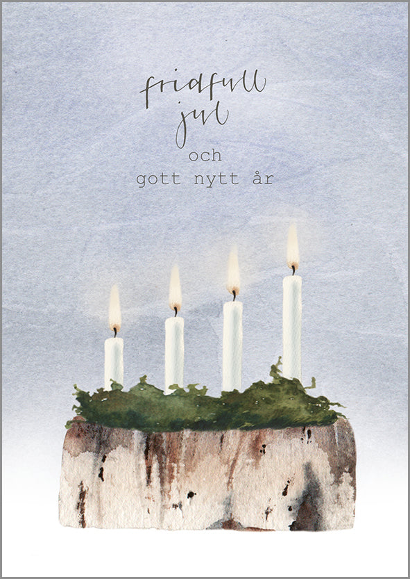 Putinki Henna Adel 2-osainen joulukortti - Adventti