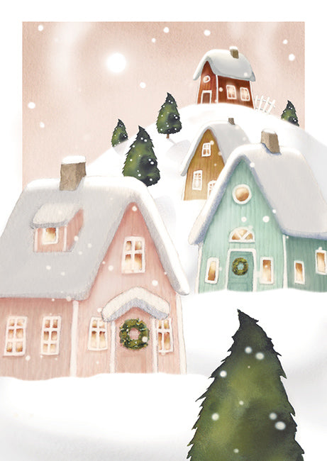 Putinki Henna Adel joulukortti - Joulukylä