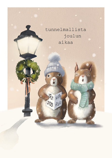 Putinki Henna Adel joulukortti - Oravakuoro