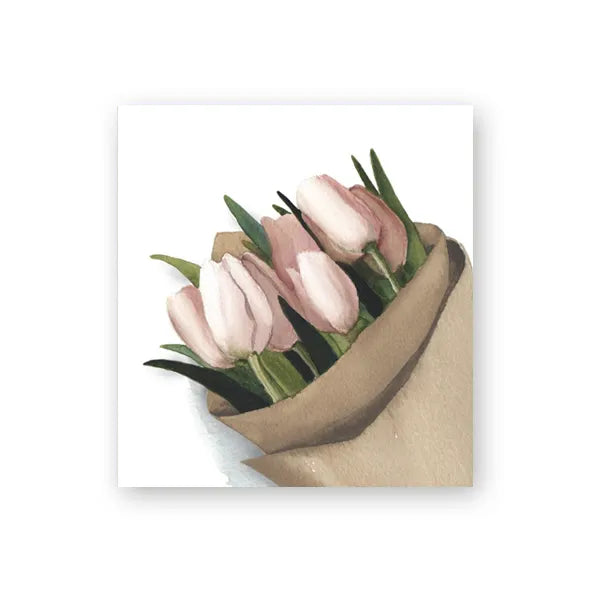 Putinki Henna Adel 2-osainen pakettikortti - Tulppaanikimppu