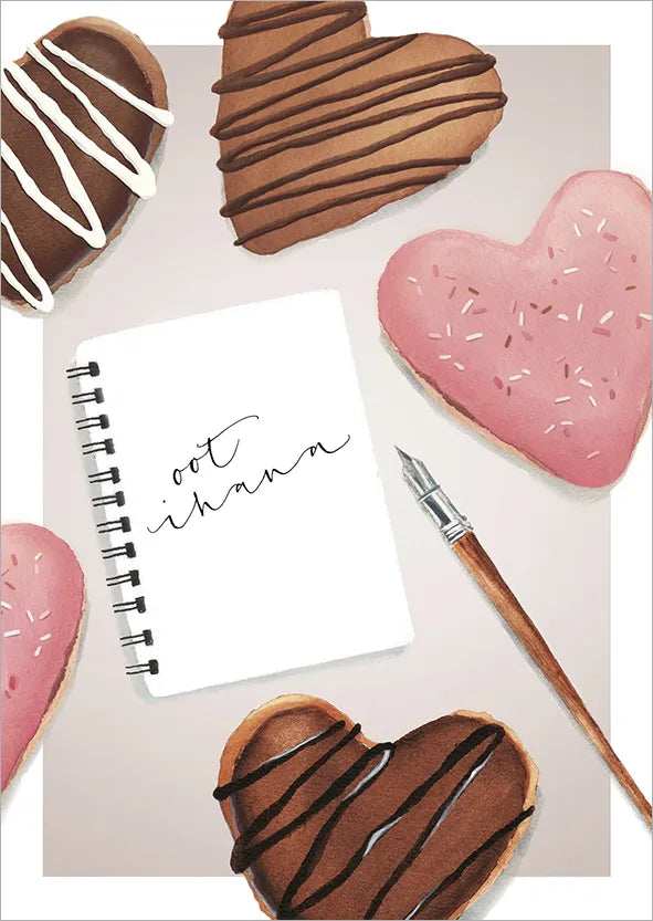 Putinki Henna Adel postikortti - Sydändonitsit