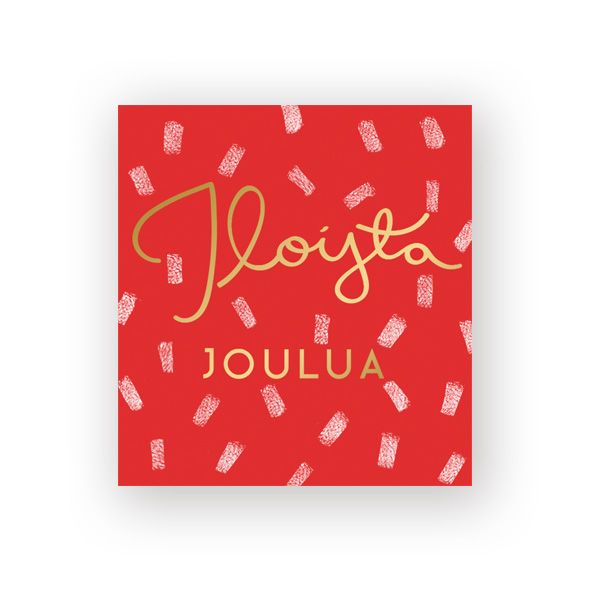 Putinki Letters joulupakettikortti - Iloista joulua