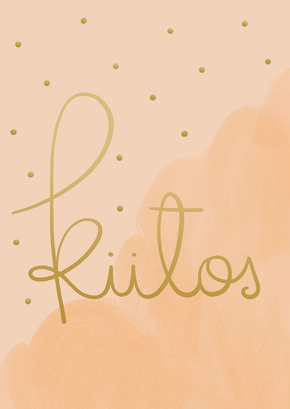 Putinki Letters kortti - Kiitos