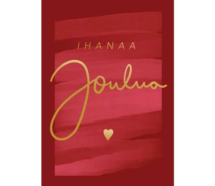 Putinki Letter 2-osainen-joulukortti - Ihanaa joulua