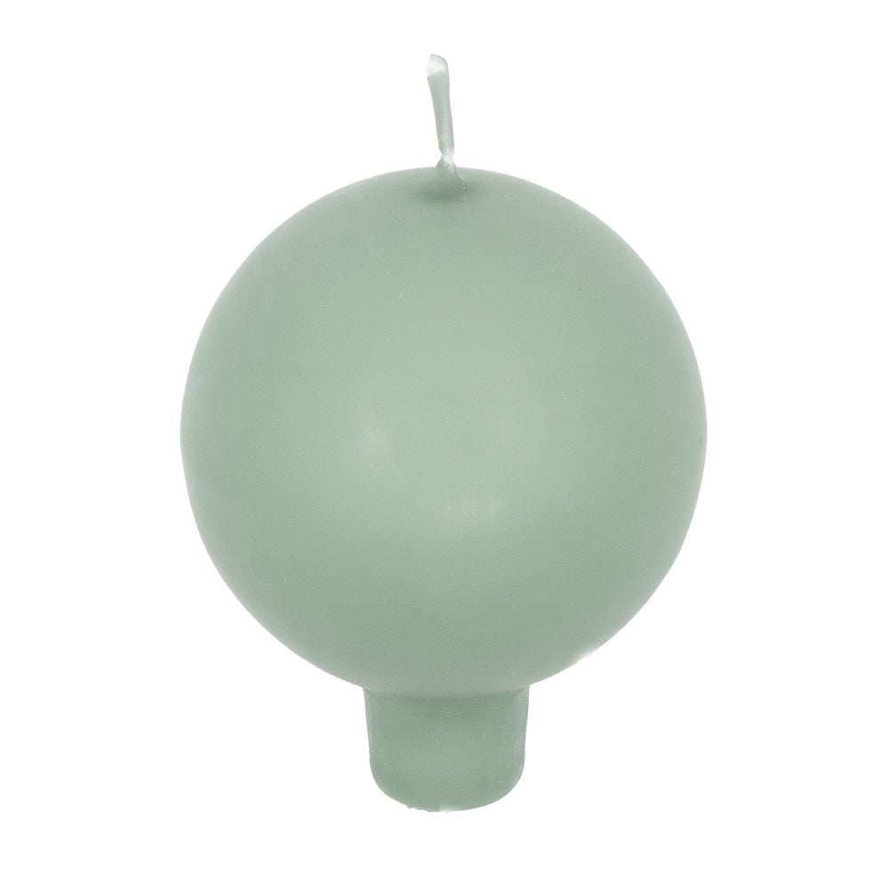 Puttipaja pallokynttilä jalalla jaden vihreä