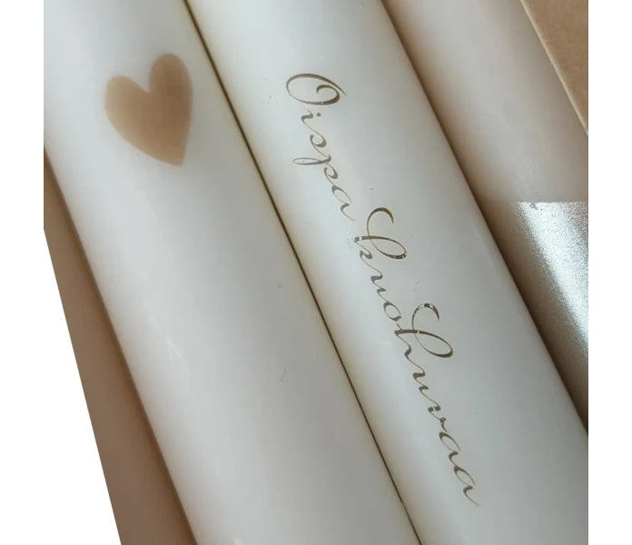 Puttipaja mietelausekruunukynttilät 4 kpl/pkt - Oispa kuohuvaa