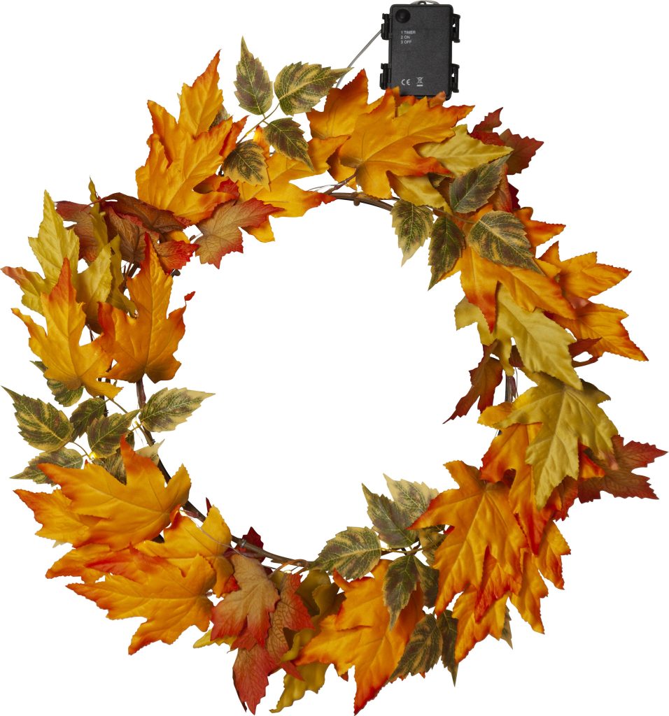 Star Trading Autumn syyskranssi sisä- ja ulkokäyttöön 45 cm
