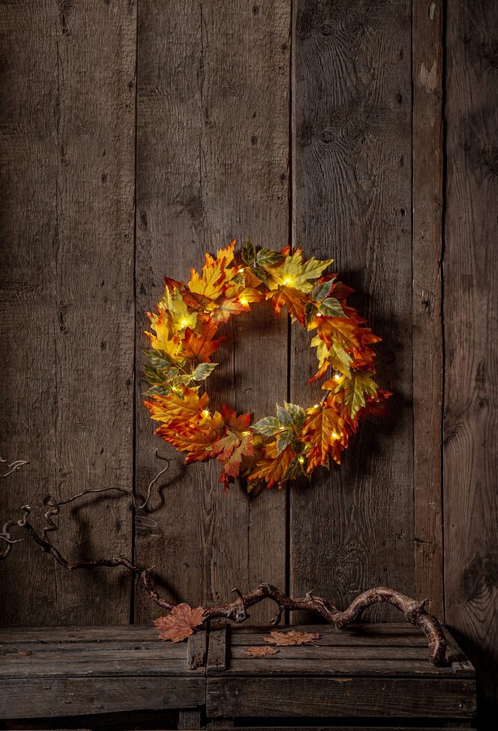 Star Trading Autumn syyskranssi sisä- ja ulkokäyttöön 45 cm