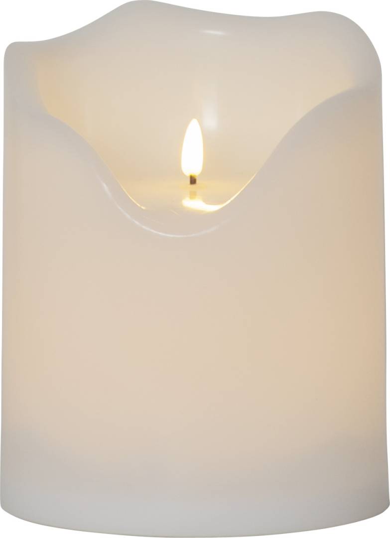 Star Trading Flamme Grand LED kynttilä valkoinen 20 cm