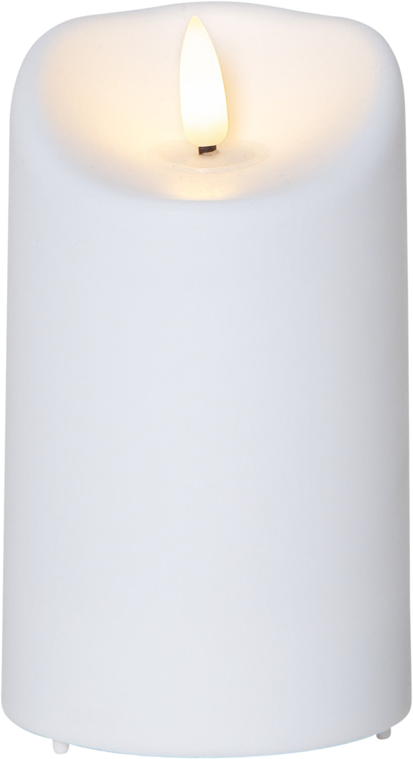 Star Trading Flamme Led ulkokynttilä valkoinen 13 cm