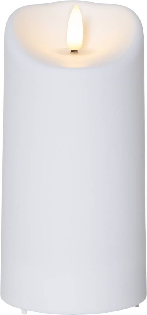 Star Trading Flamme Led ulkokynttilä valkoinen 15 cm