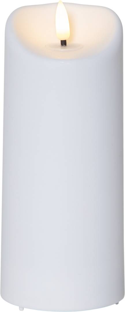 Star Trading Flamme Led ulkokynttilä valkoinen 18 cm
