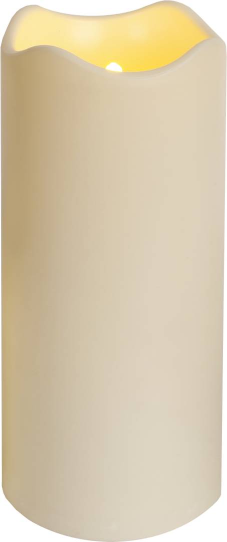Star Trading Paul LED ulkokynttilä beige 23 cm