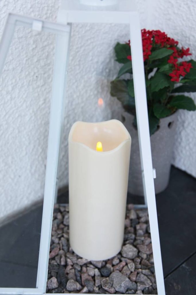 Star Trading Paul LED ulkokynttilä beige 23 cm