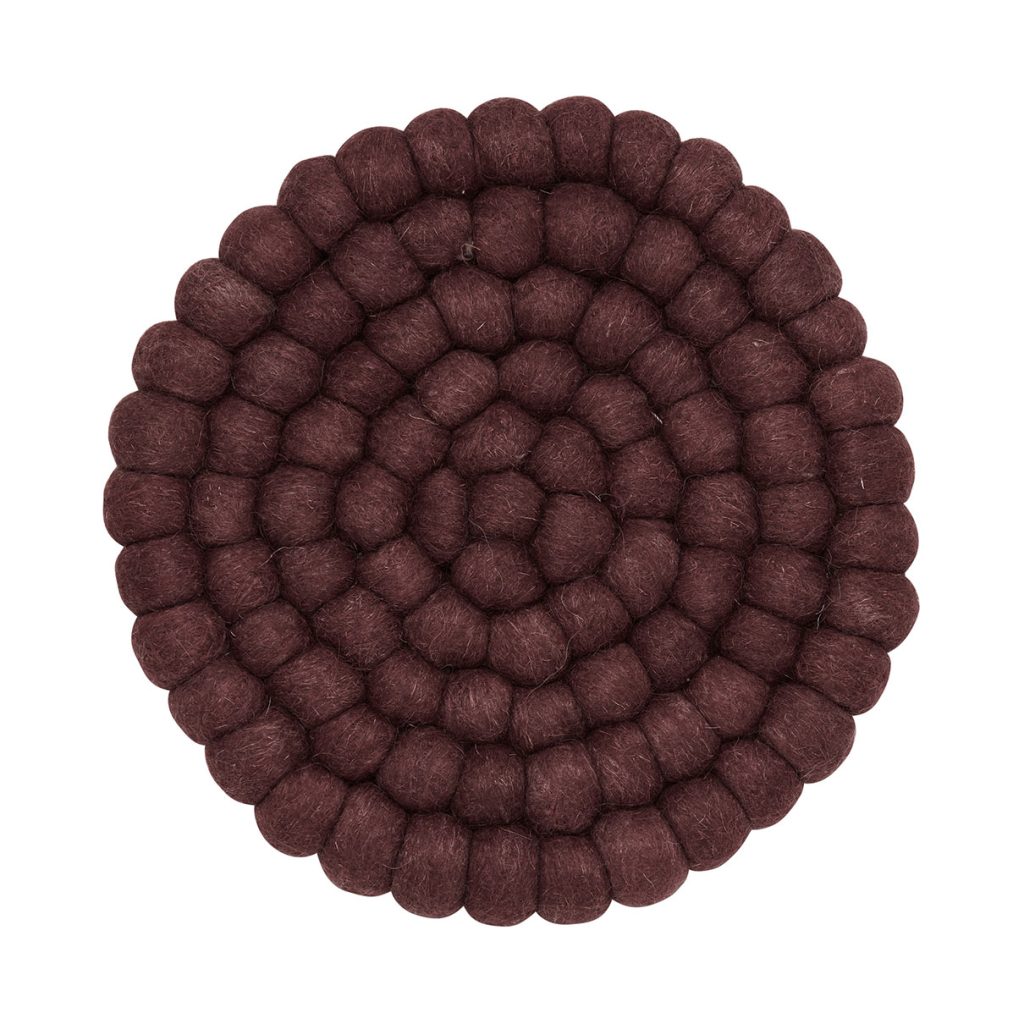 Svanefors Nisha huovutettu pannunalunen viininpunainen 20 cm