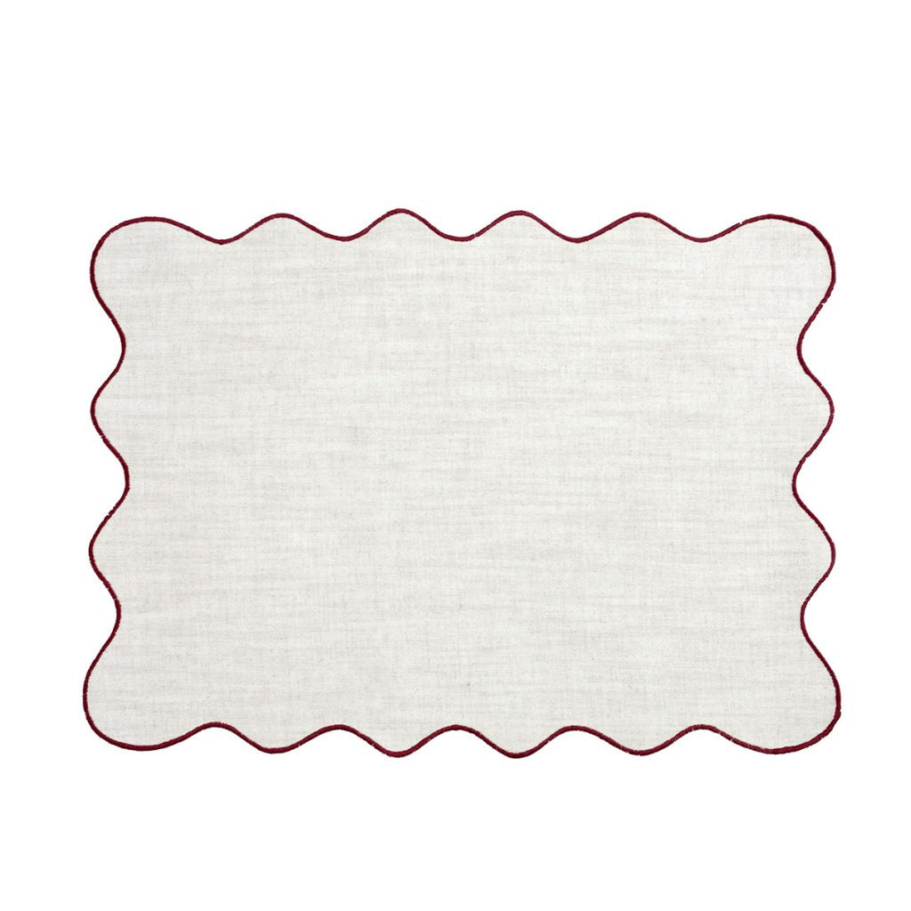 Sabina tabletti viininpunainen 35 x 45 cm