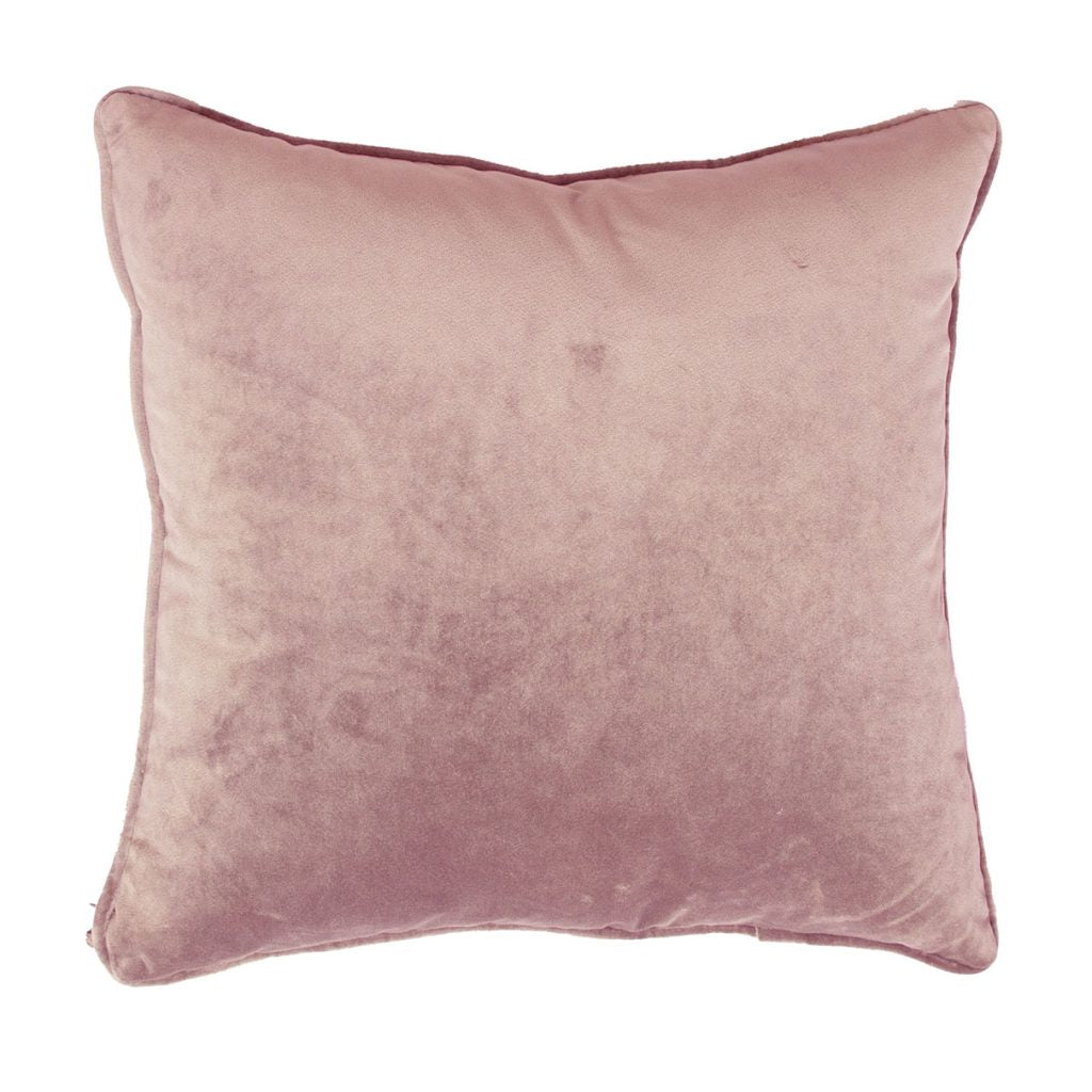Svanefors Estelle tyynynpäällinen samettia roosa 45 x 45 cm