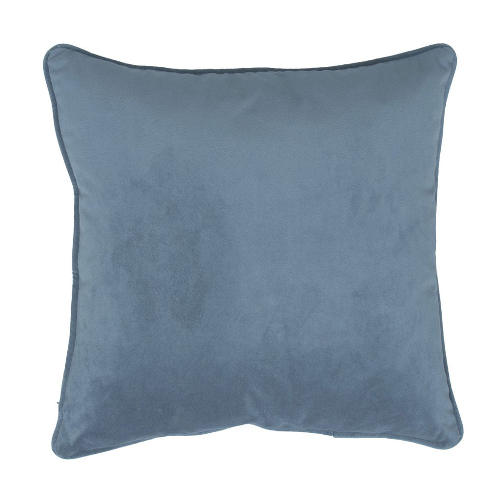 Svanefors Estelle tyynynpäällinen samettia sininen 45 x 45 cm