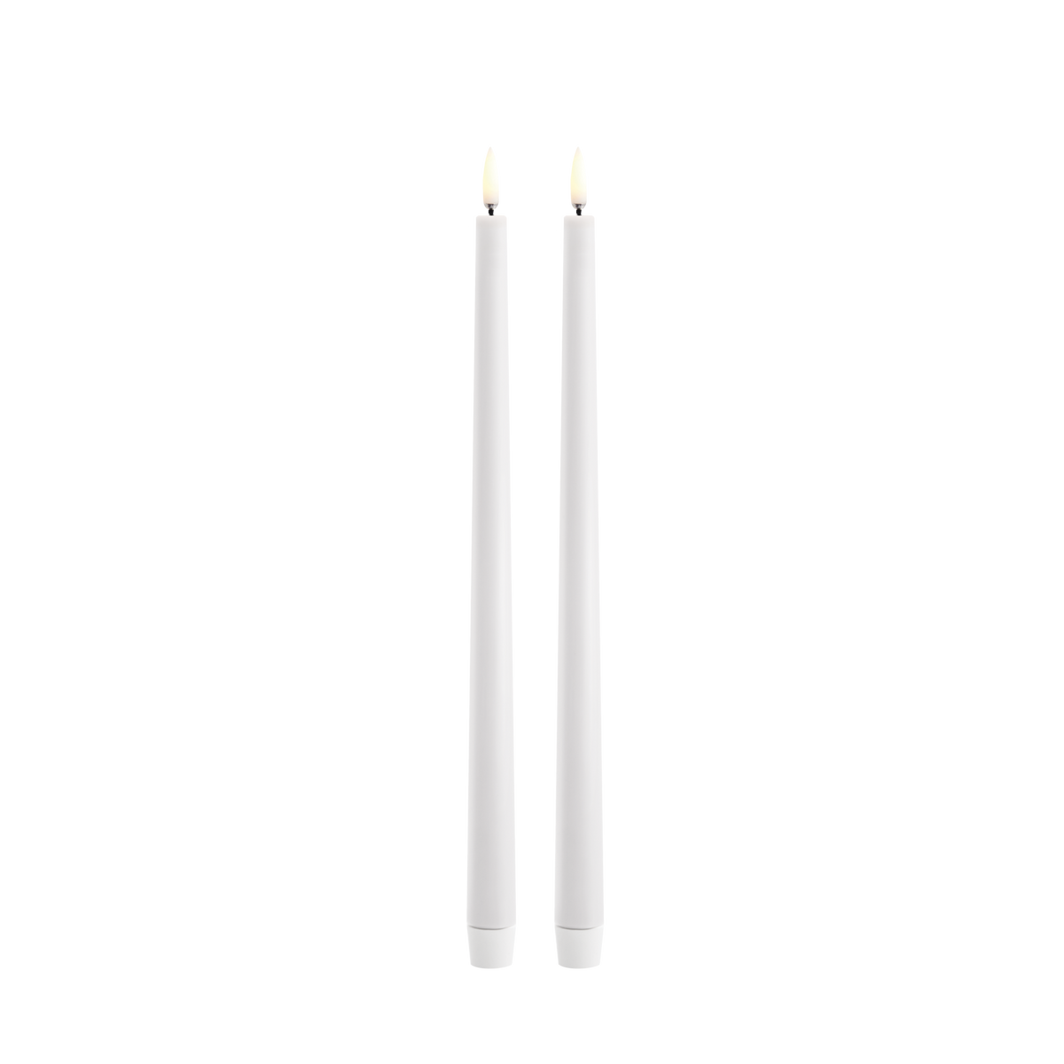 Uyuni LED-kruunukynttilä 32 cm 2 kpl - Nordic White