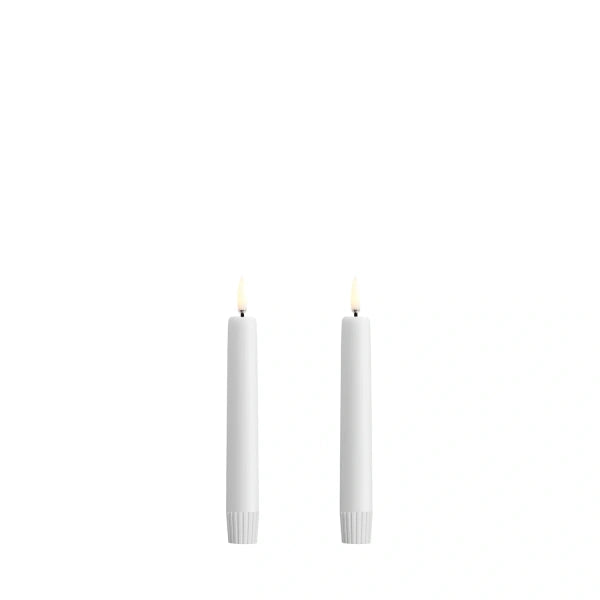 Uyuni LED-kruunukynttilä AA 16 cm 2 kpl - Nordic White