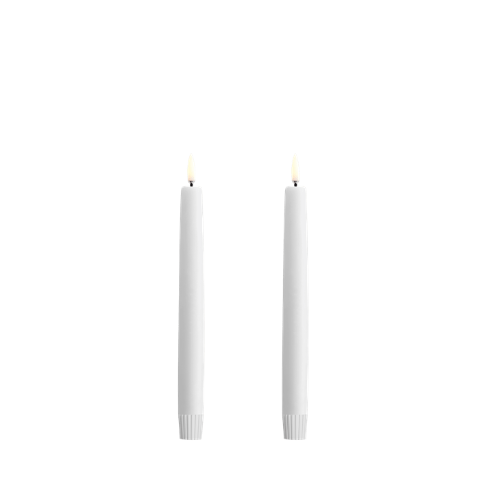 Uyuni LED-kruunukynttilä AA 20 cm  2 kpl - Nordic White