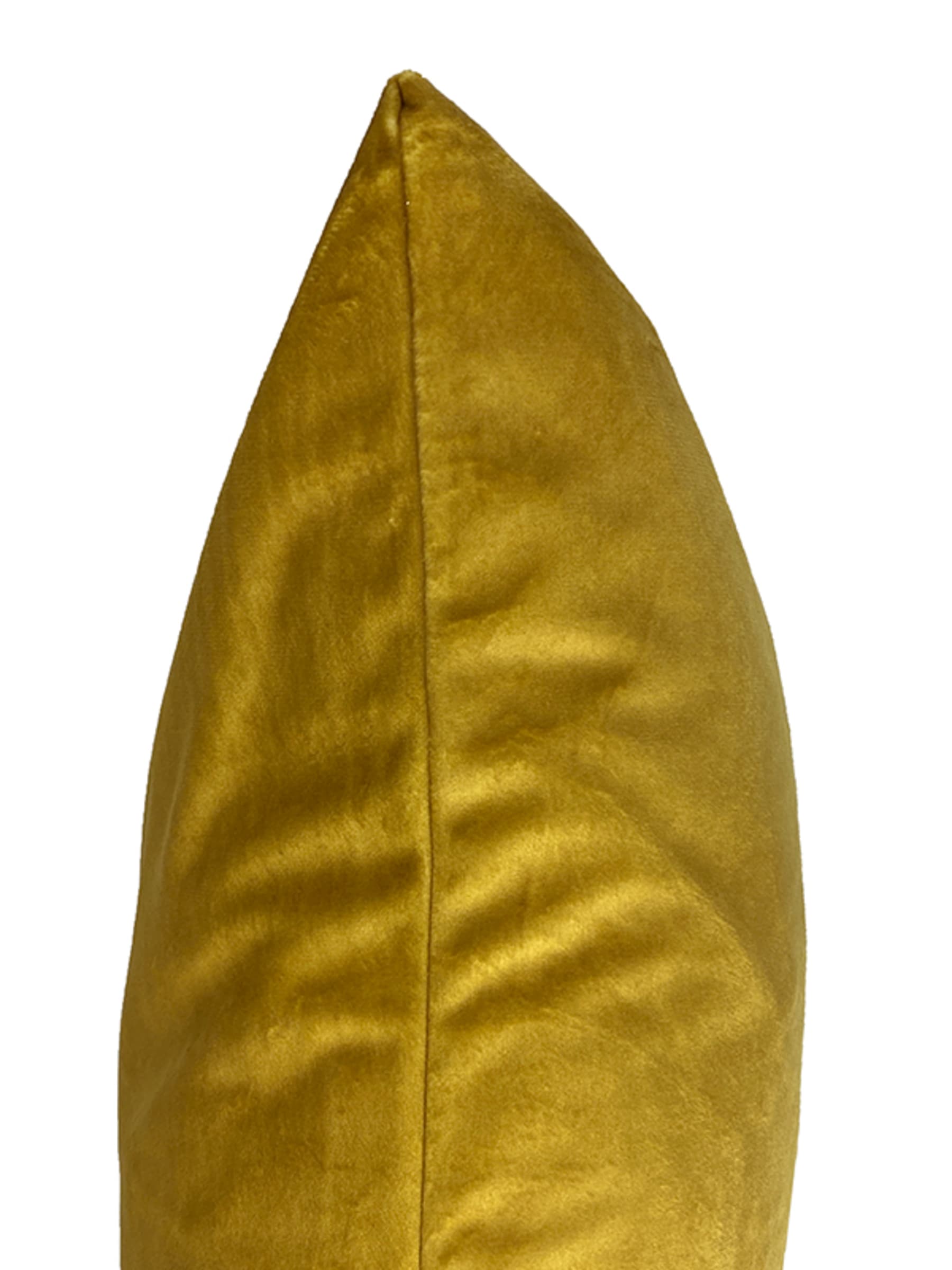 Vanilla Fly tyynynpäällinensamettia kullankeltainen 50 x 50 cm