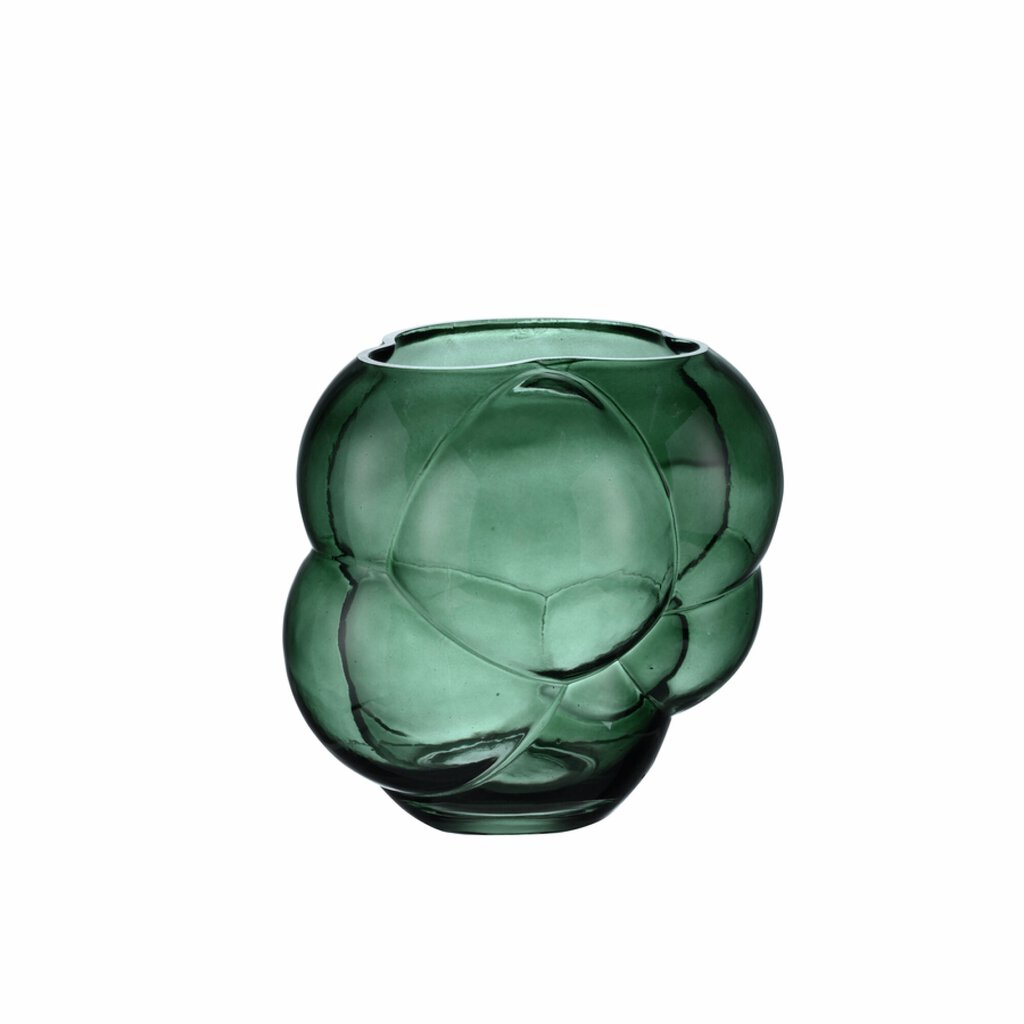 Lauvring Flitter maljakko vihreä 17 cm